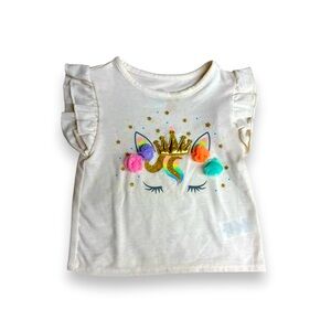 ✨BABY 18M 3D CROWN UNICORN SHORT SLEEVE TEE✨
